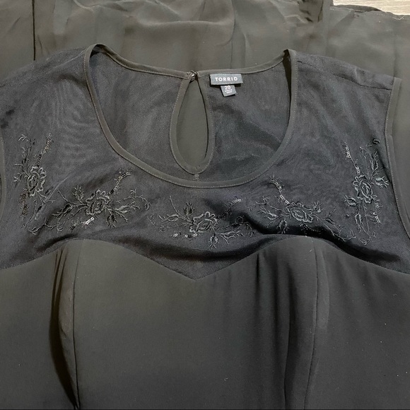 Torrid beaded formal skater dress - Picture 3 of 4